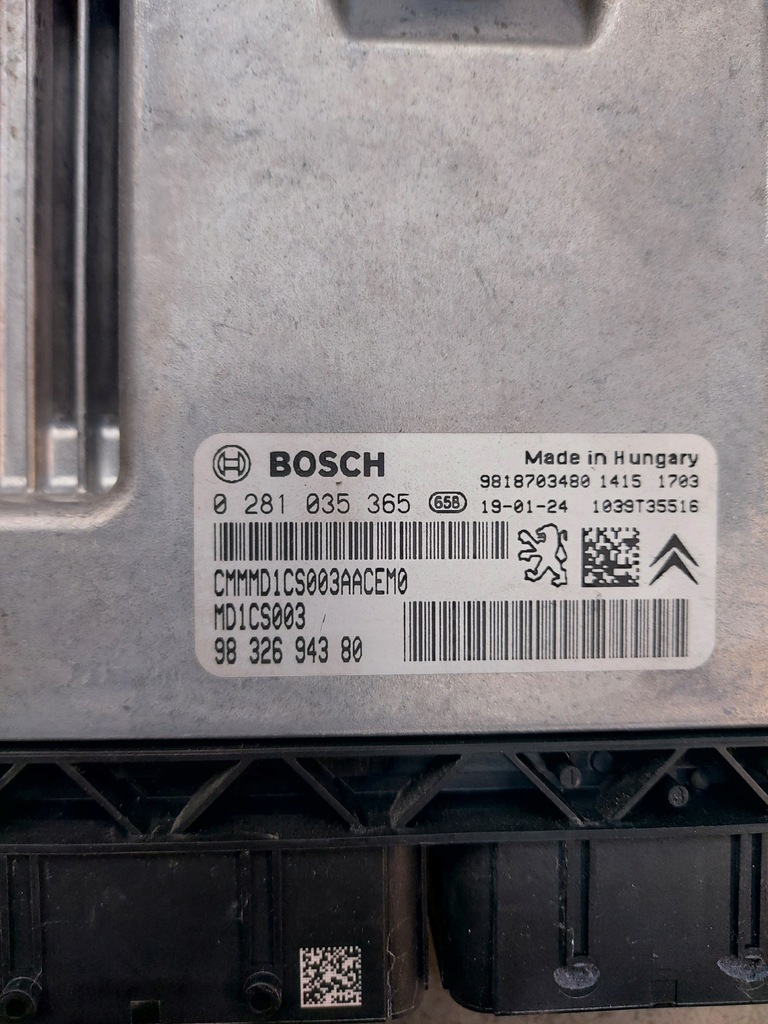 фото №7, Набор стартовый peugeot 2008 счетчик блок управления замок зажигания коробка дизель