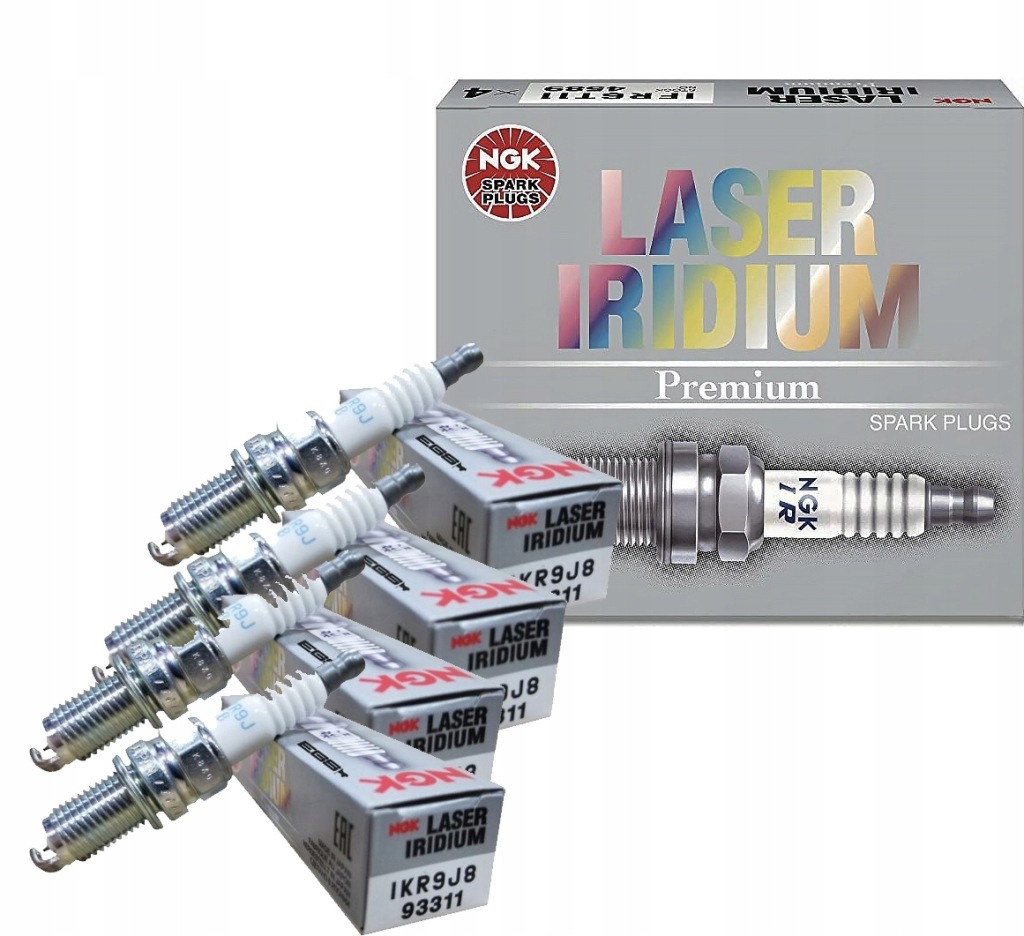 фото №1, Ngk 4 x свечи зажигания ikr9j8 fiat bravo ii linea 1.4t