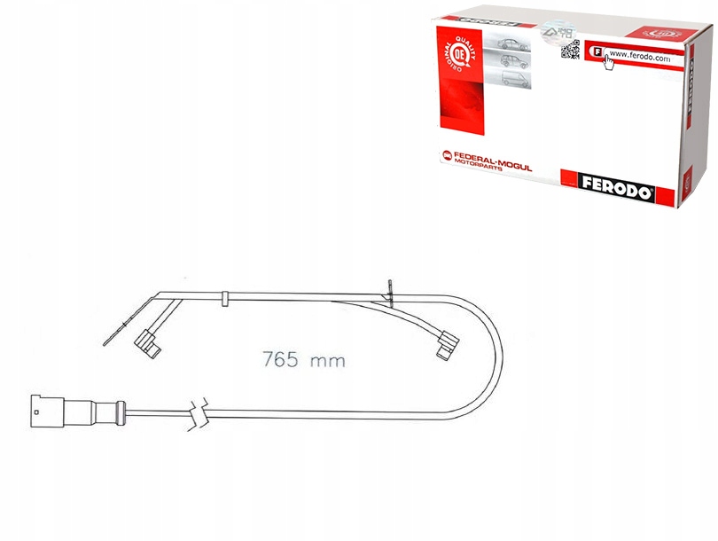 фото №1, Ferodo fai174 контакт попереджувальний, знос накладок гальмівних