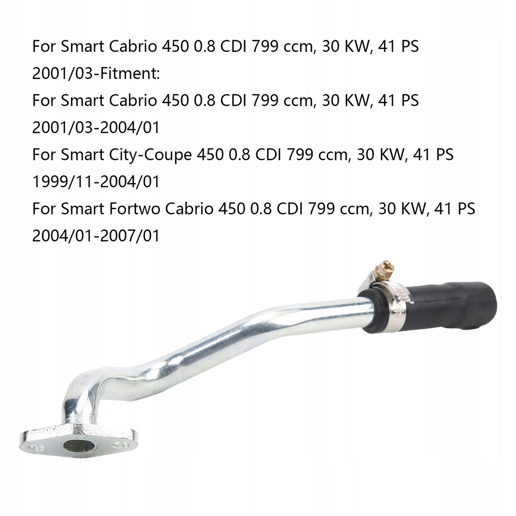 фото №8, Трубка зворотна оливи turbo do smart fortwo cabrio