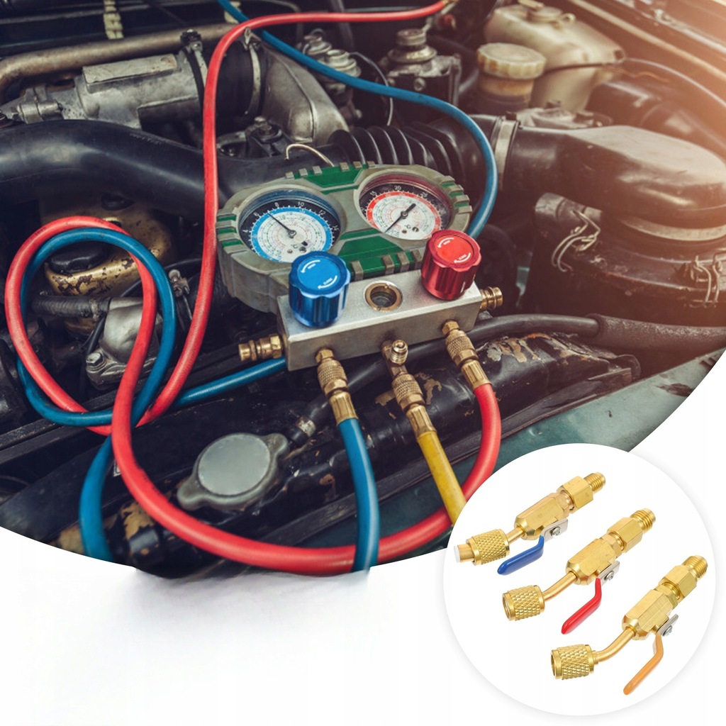 фото №6, Клапан закритий охолоджуючої кулька масляний радіатор золота 8,5x2x1,5cm 3 szt