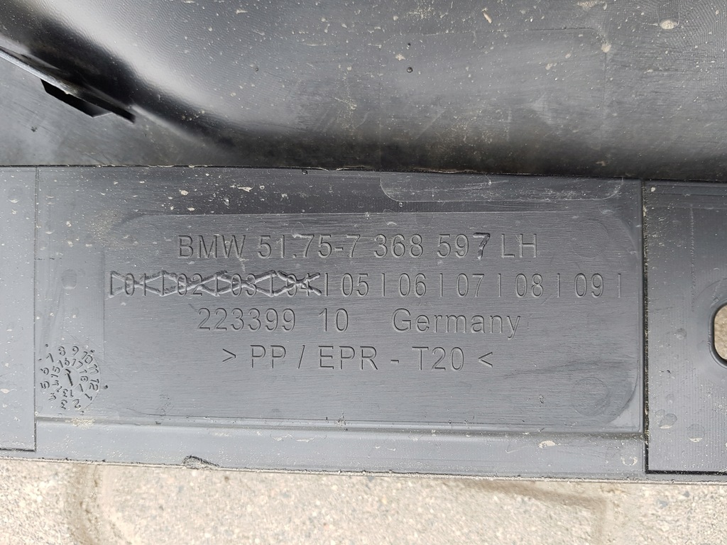 фото №12, Bmw i3 i01 порог накладка левый