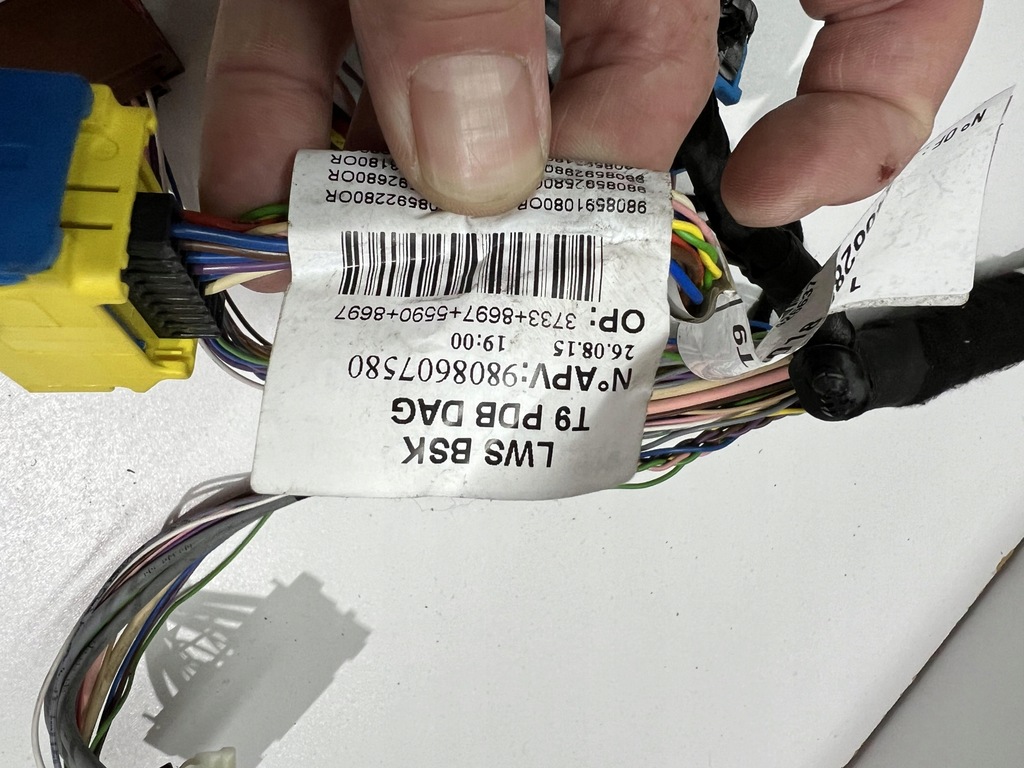 фото №4, Peugeot 308 t9 электропроводка консоли 9808607580