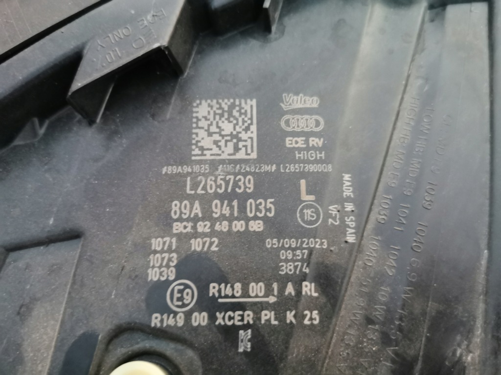 фото №11, Audi q4 e tron 89a лампа ліва перед matrix