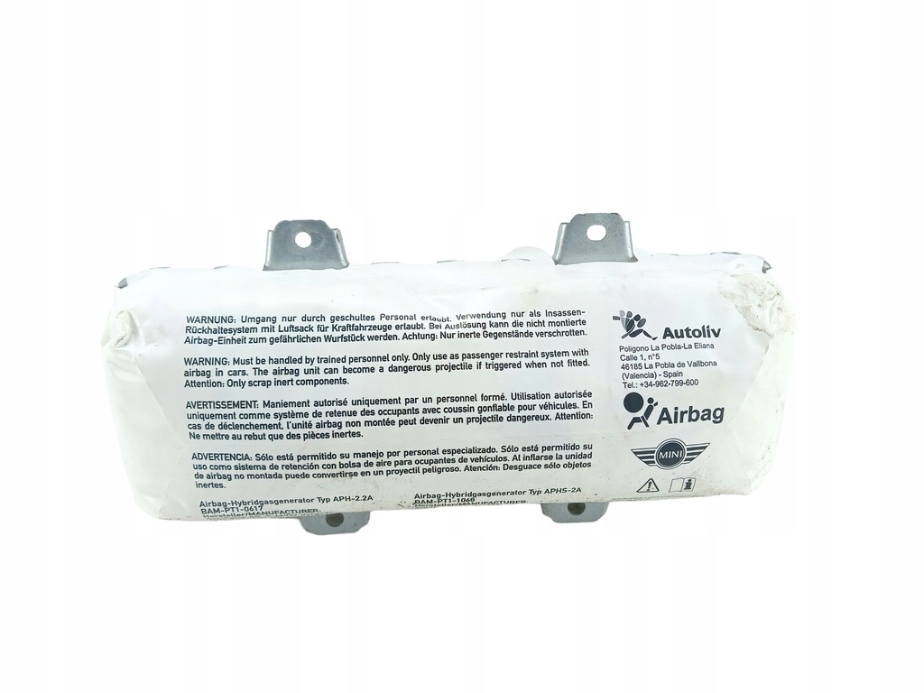 фото №1, Подушка подушка безпеки пасажира mini countryman r60 9802752