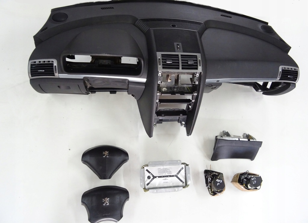 фото №1, Peugeot 407 lift приборная панель консоль подушки безопасности натяжители
