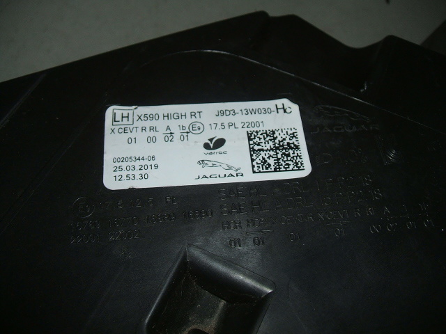 фото №13, Jaguar i-pace x590 лампа правая левая full led high rt