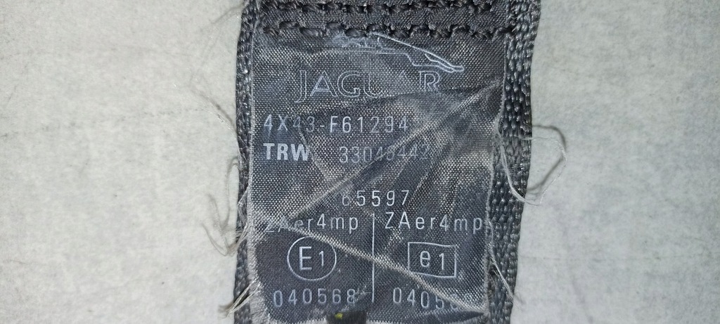 фото №6, Pas безпеки правий перед jaguar x-type 2.0 d