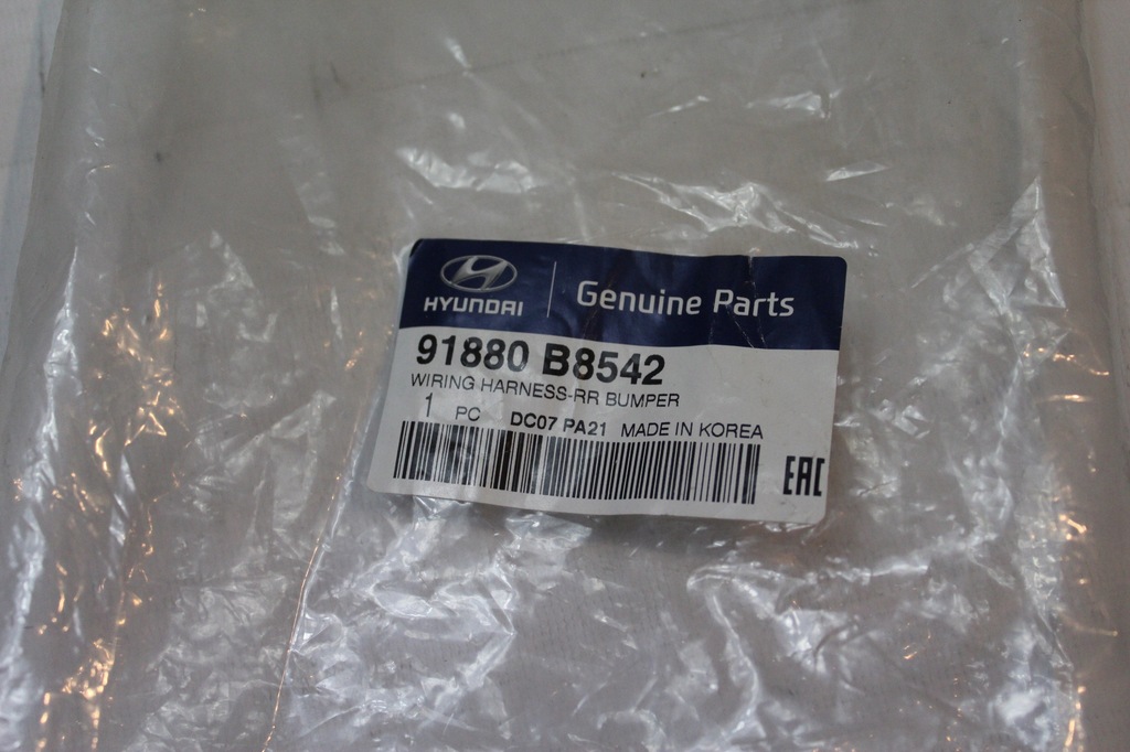 фото №5, Hyundai santa fe 16-18 джгут бампера заднього 91880b8542 nowa оригінальний номер hyundai