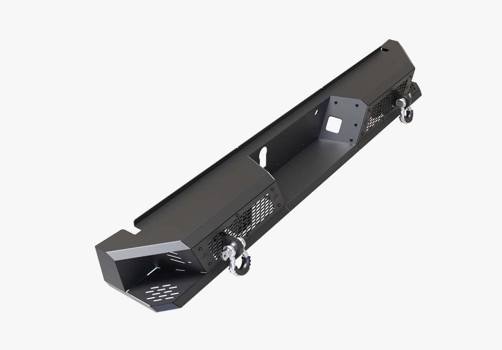 фото №14, Бампер задний off-road ohio + скоба + led ford f-150 f150 2015-2020