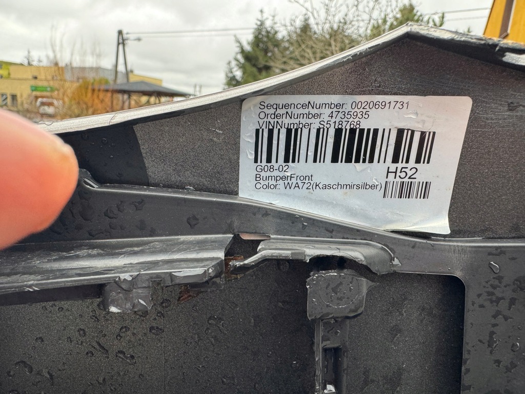 фото №12, Bmw ix3 g08 lift lci m-pakiet бампер передній оригінальний