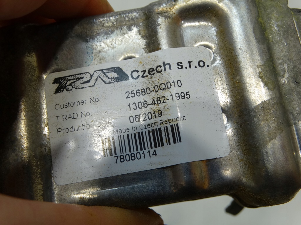 фото №13, Радиатор выхлопных газов egr toyota aygo lift 25680-0q010