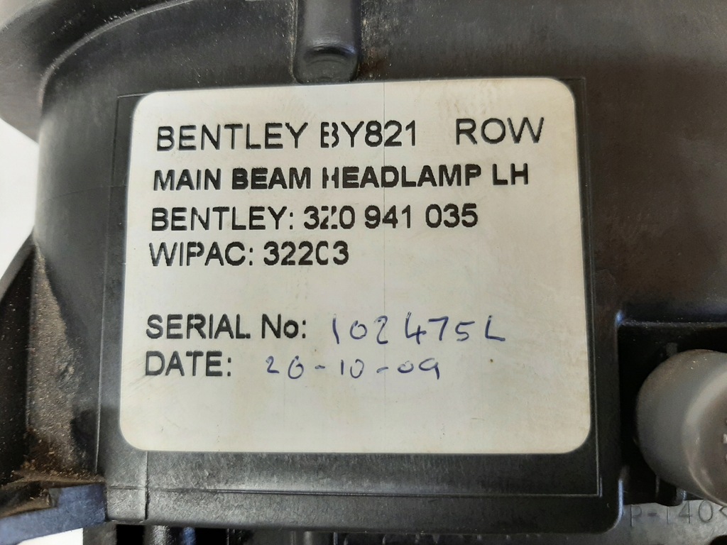 фото №9, Bentley arnage лампа левый перед 3z0941035