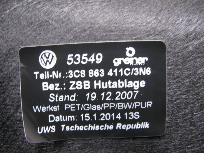 фото №14, Vw passat cc електрична шторка багажника 3c8325