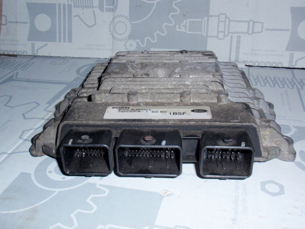 фото №1, Бортовой компьютер двигателя ford fiesta mk6 5ws40027k-t 1bsf