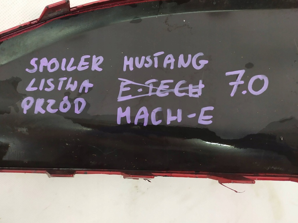 фото №14, Ford mustang mach-e 20- накладка нижня молдинг бампера перед lj8b-17f771-aw