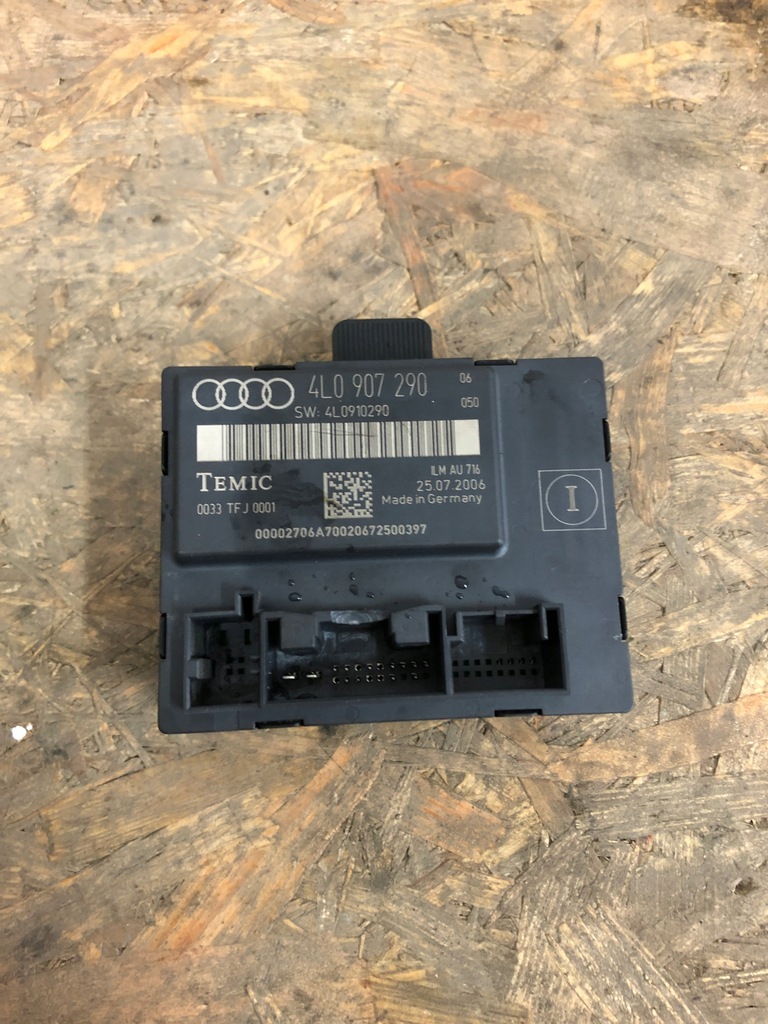 фото №1, Блок керування модуль двері audi оригінальний номер 4l0907290