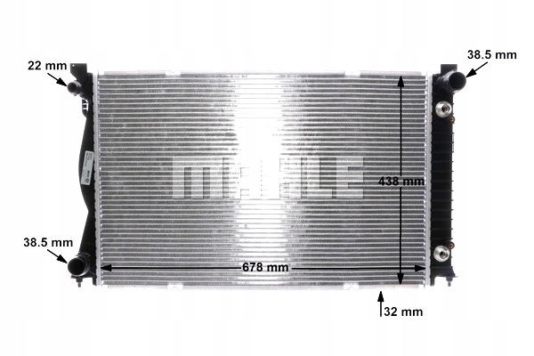 фото №9, Радіатор двигуна wody audi a6 allroad c6 a6 c6 2.7d 3.0d 05.04-08.11
