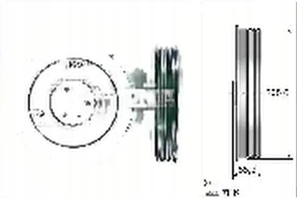 Купити Шків 544 0506 10 ina volvo s90 2