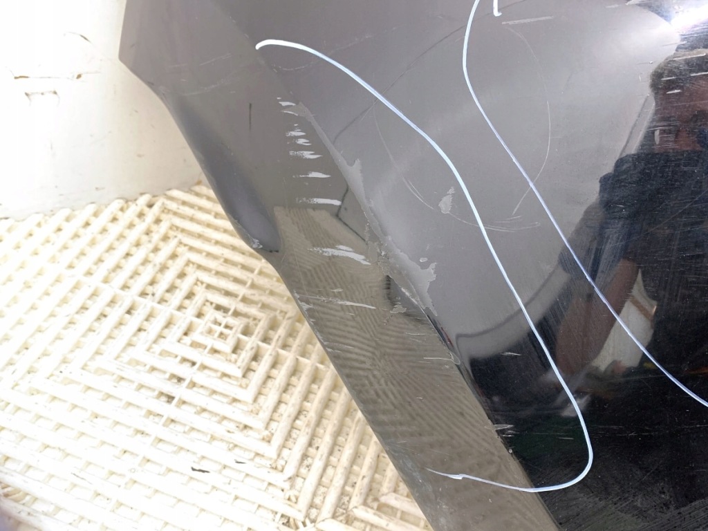 Бампер задній renault clio iv хетчбек чорний задній Доставка