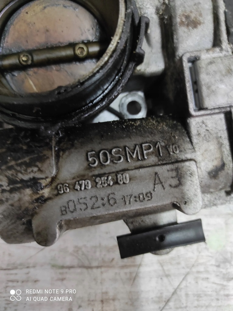 фото №6, Peugeot 307 2001 дроссельная заслонка 9647925480