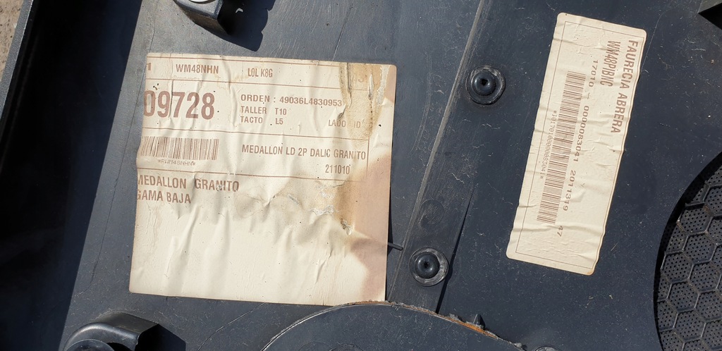 фото №9, Обивка обшивка правый задняя задний seat ibiza iii 3d оригинальный номер