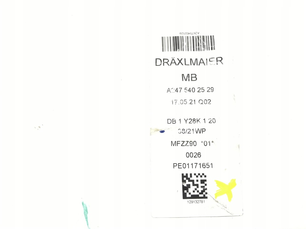 фото №12, Разъём зарядки жгут электрическая mercedes w247 a2475402529