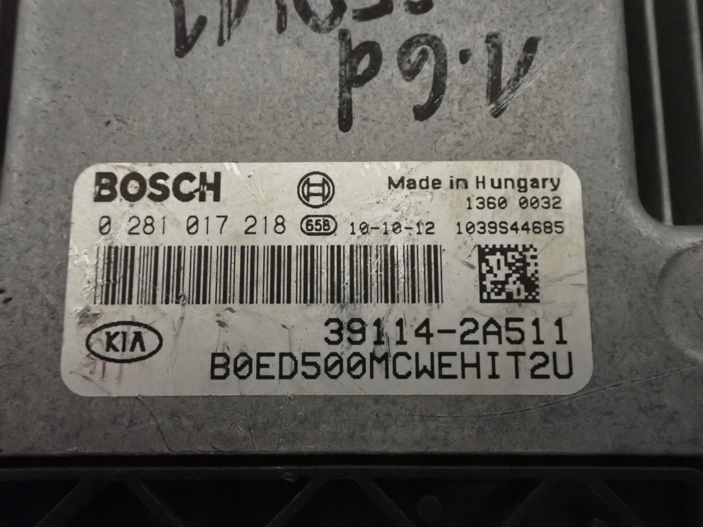 фото №5, Kia ceed 1.6 crdi 06-09 набір стартовий бортовий комп'ютер