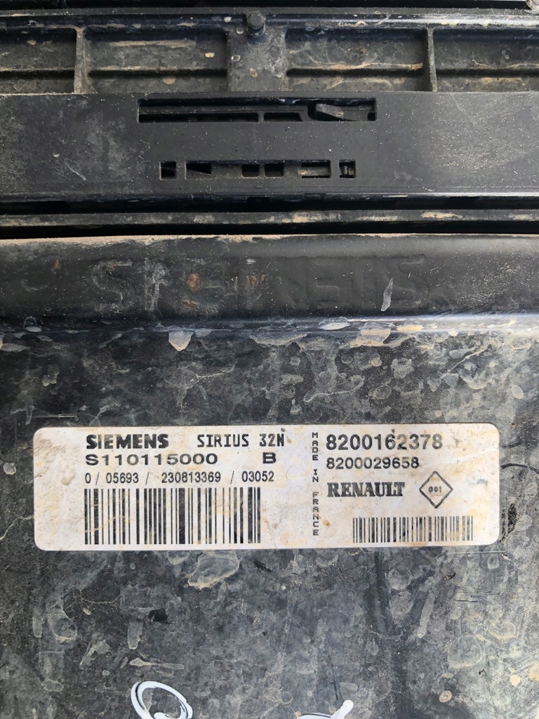 фото №5, Блок керування набір стартовий renault clio ii 1.2 8200162378