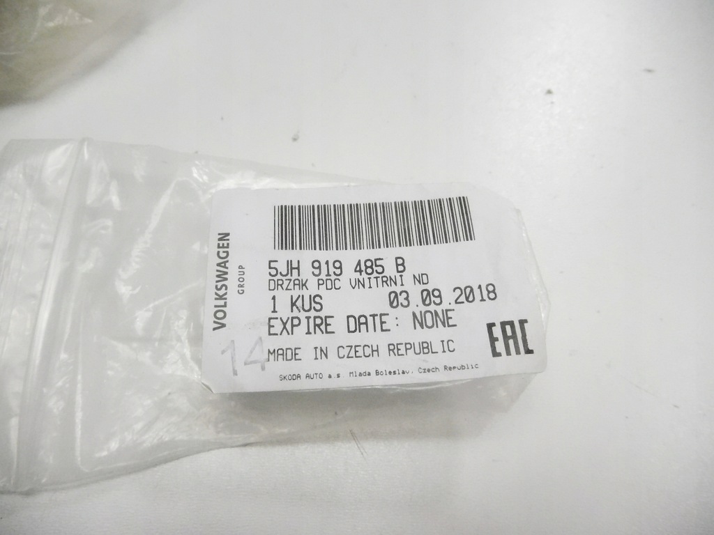 фото №9, Кронштейн датчика pdc skoda rapid 15 оригинальный номер 5jh919485b