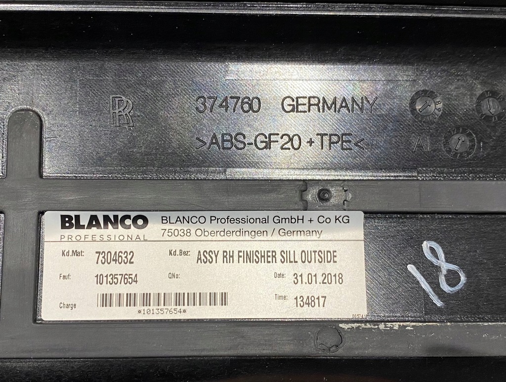 фото №7, Rolls royce wraith пороги накладка 7304632, 7304631