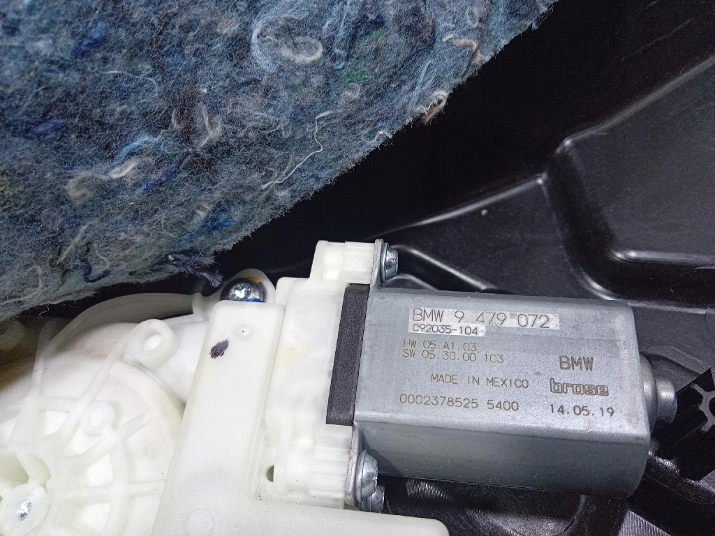Bmw x5 g05 18- підйомник скло перед правий 9479298 Оригінал