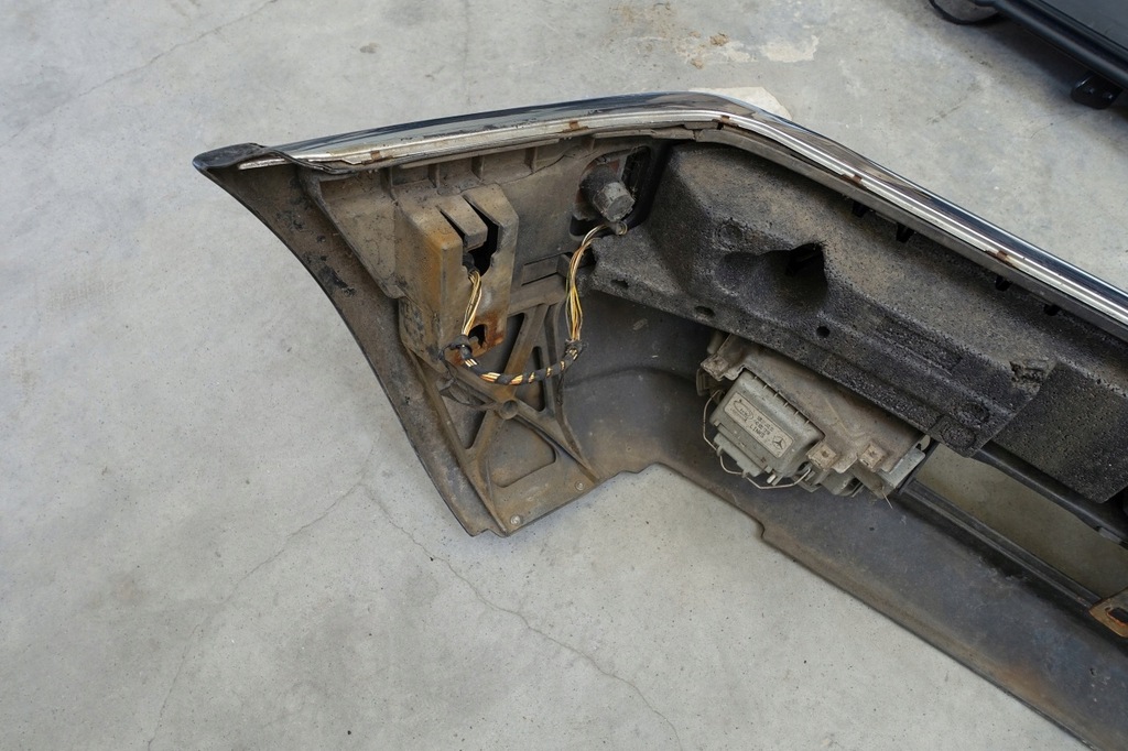 фото №14, Mercedes w140 бампер перед передний cl coupe kompletny sec lift pdc cl140