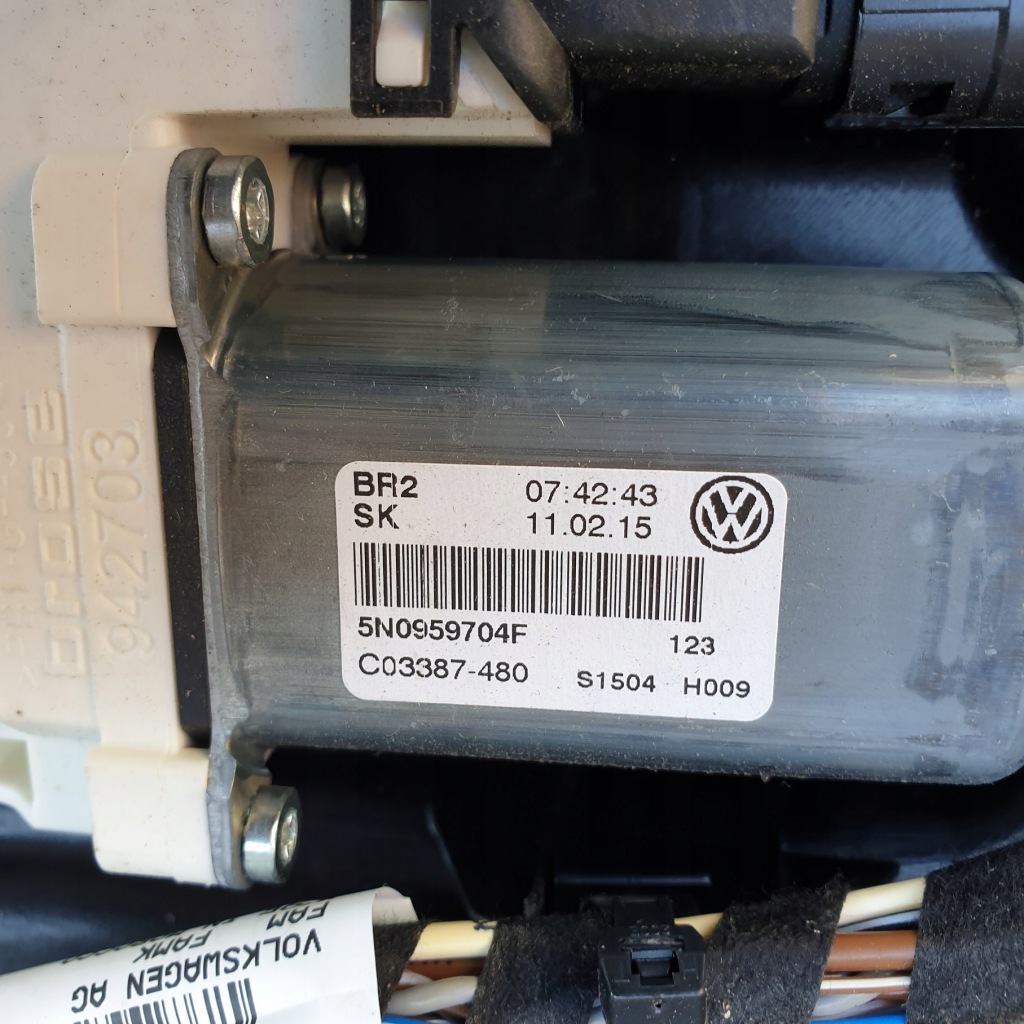 фото №6, Механизм подъемник стекло задняя vw tiguan 15r lift