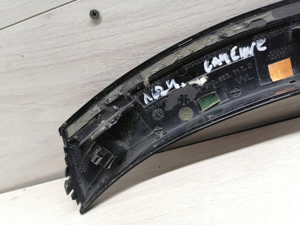 фото №9, Porsche cayenne молдинг левая перед 18- 9y0853717d