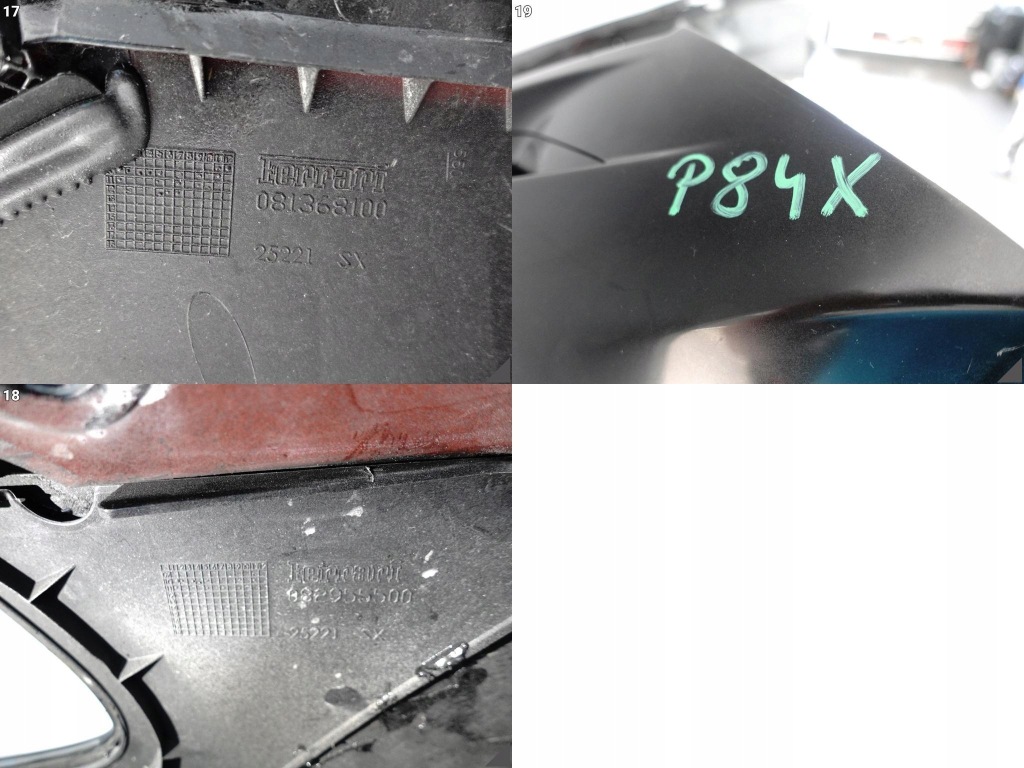 Ferrari 458 italia f142 09-15 бампер перед версия pdc + омыватель Оригинал