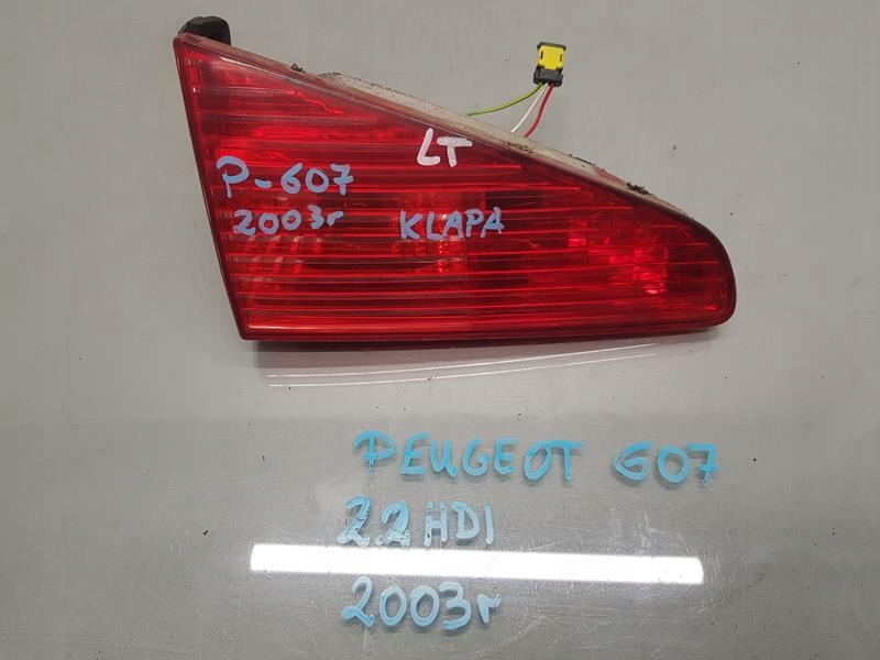 фото №1, Лампа ліва задня задня кришки peugeot 607
