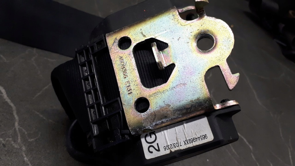 фото №10, 96544969xx pas безопасности левый задняя peugeot 206