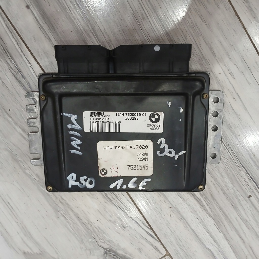 Купити Бортовий комп'ютер блок керування mini cooper r50 1.6b 7520019
