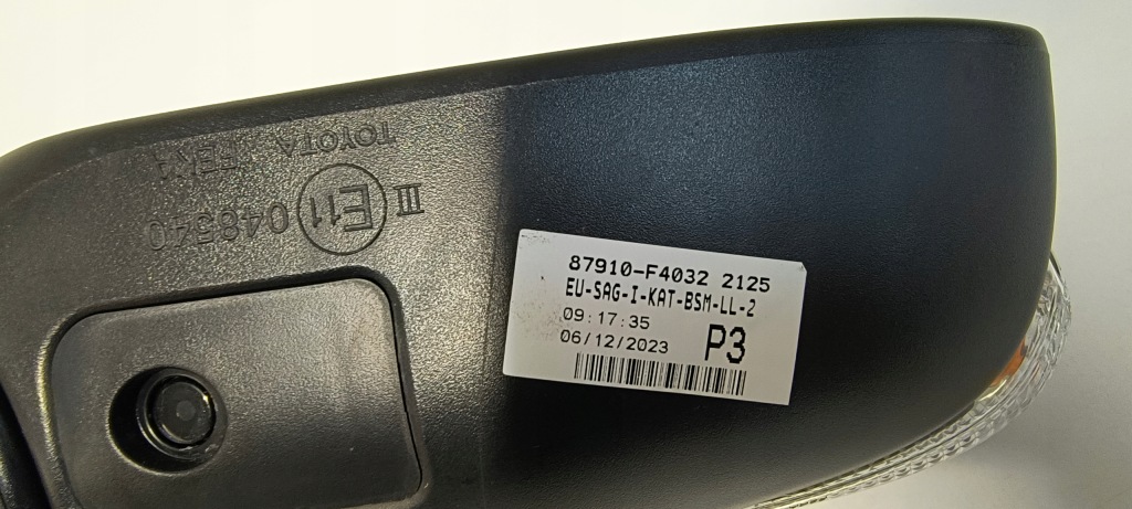 фото №11, Зеркало наружное правое камера 11 pin toyota c-hr 17-