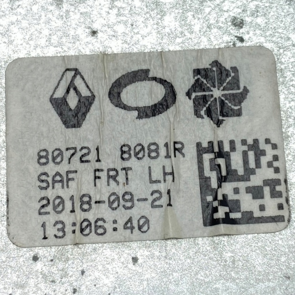 фото №13, Підйомник скло лівий перед renault koleos ii 807218081r