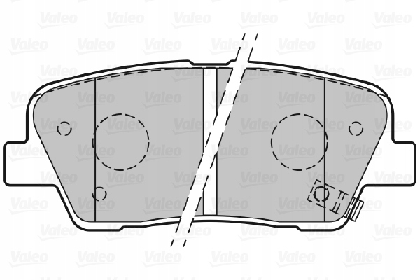 фото №3, Тормозные колодки тормозные задняя valeo do kia sorento i 2.5