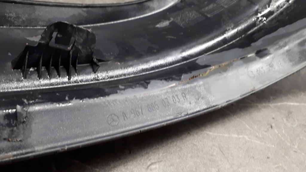 A9678850303 панель фары фара правый  mercedes atego чёрный в Украине