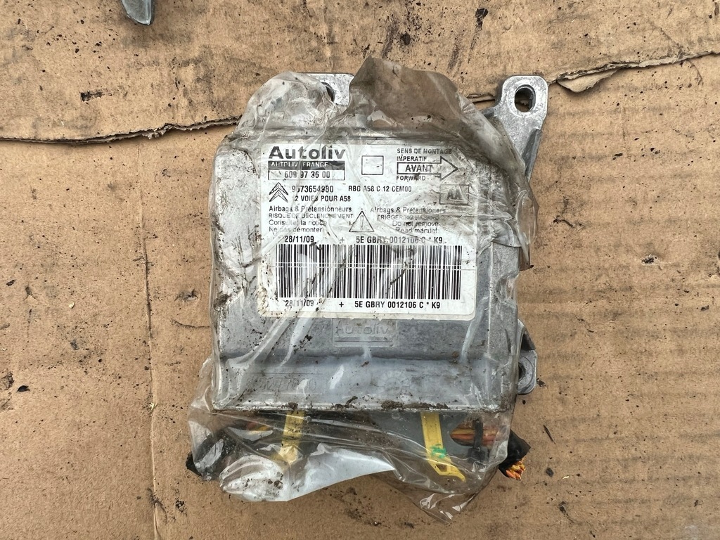 фото №1, Citroen c3 picasso модуль air bag датчик czysty