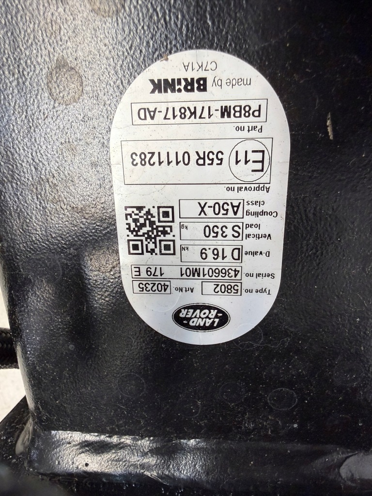 Land rover defender 2 l663 19- фаркоп  буксирувальний електричний p8bm-17k817-ad Доставка