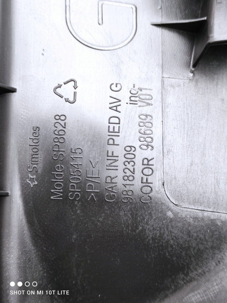 Накладка порог стойка правый перед ds7 crossback 19 r Недорого