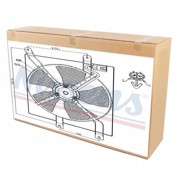 фото №1, Вентилятор радіатора nissens do daewoo nubira 1.8