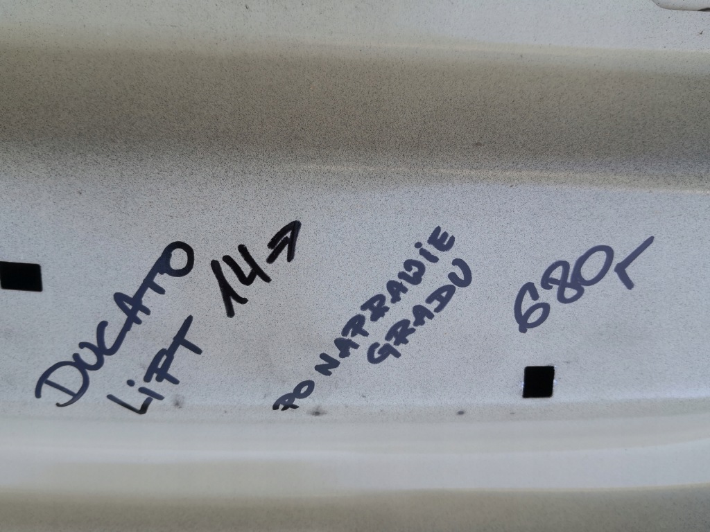 Fiat ducato рестайлінг  14- капот кришка двигуна оригінал . Київ