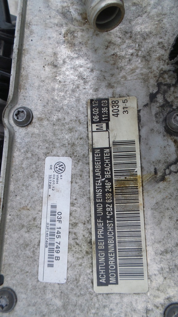 фото №8, Коллектор всасывающий 03f129711h 1.2 cbz ibiza 1.2tsi