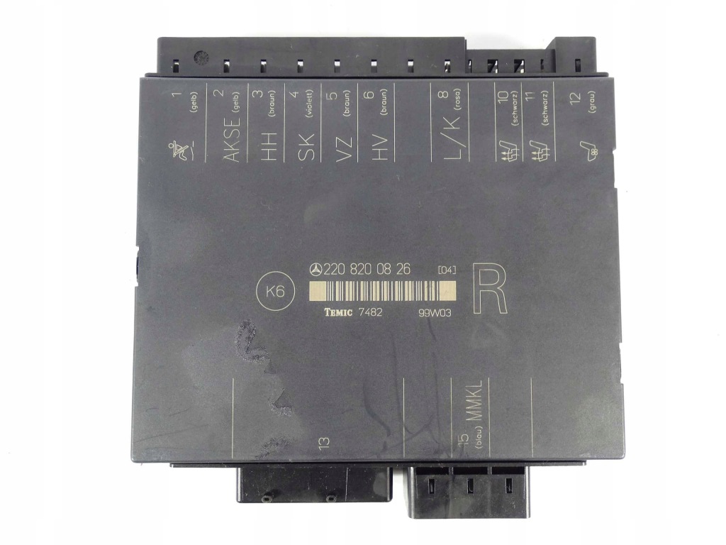 фото №1, Mercedes s klasa w220 модуль сидіння правий перед